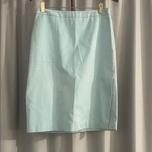 DKNY Light Blue Pencil Skirt